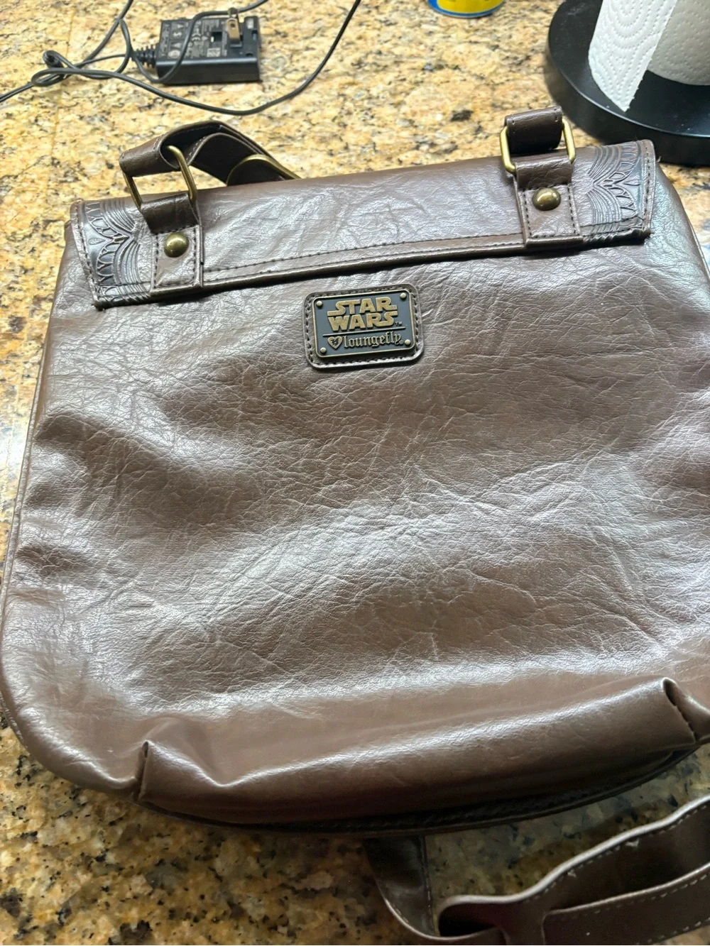 Star Wars boba fett crossbody vegan leather lounge fly bag